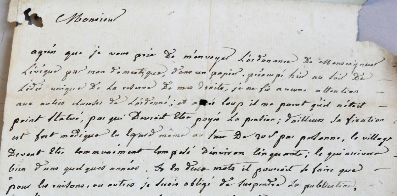 AD 12 9 G 10 lettre du prieur de Caplongue 1786 extrait.JPG