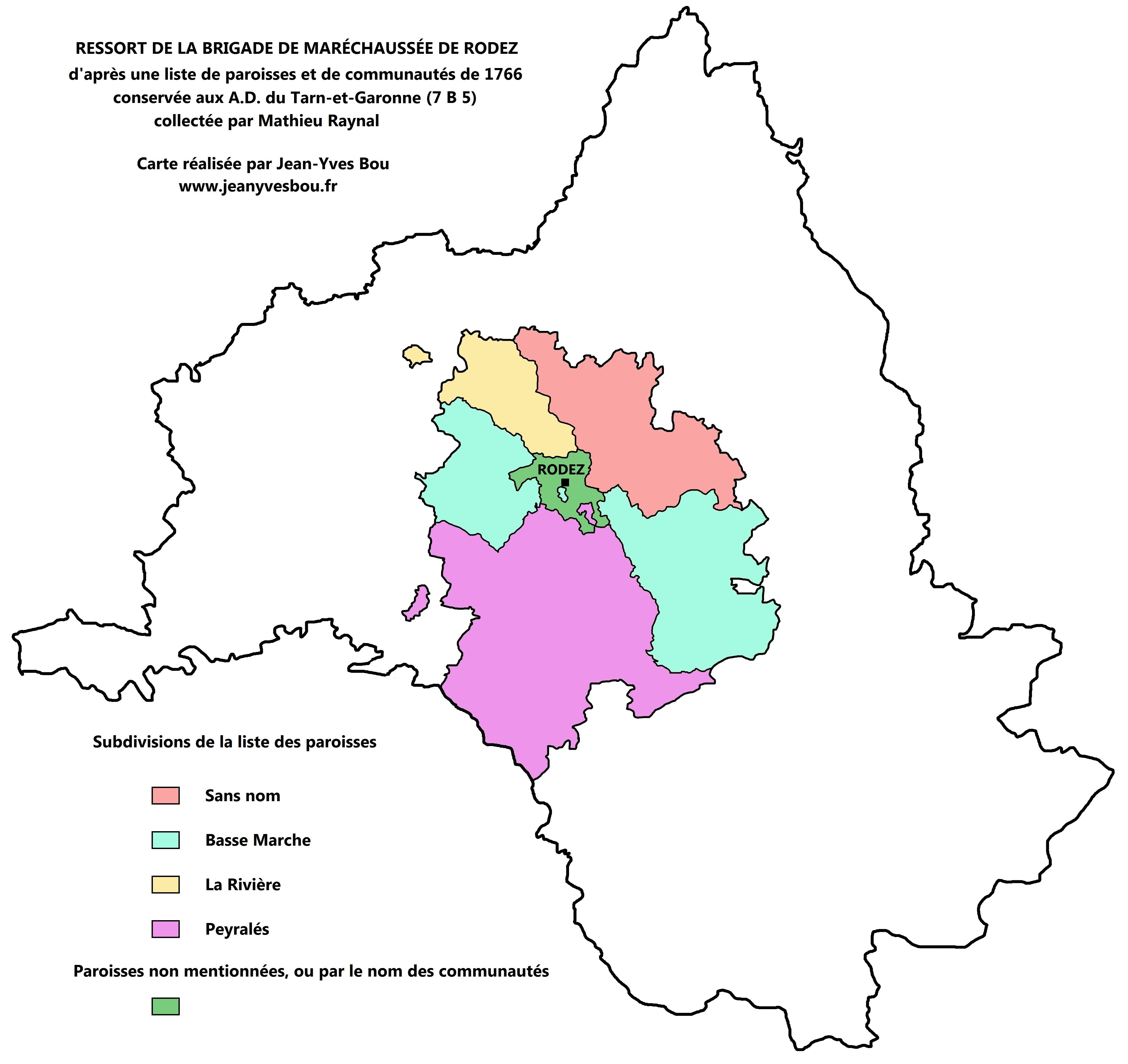 Brigade de maréchaussée de Rodez 1766 subdivisions en couleurs 2.jpg