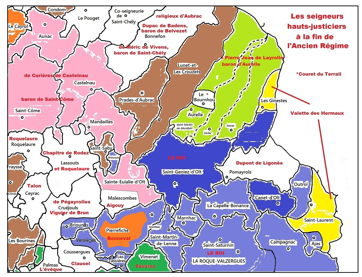 carte des seigneuries autour de St Geniez jeanyvesbou.jpg
